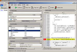 用JavaScript Debugger调试Firefox