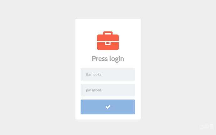 20个漂亮的登录页面-达维营-前端网